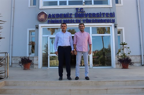 Kaymakamımız Musa Kazım ÇELİK Finike Meslek Yüksekokulunu Ziyaret Etti 