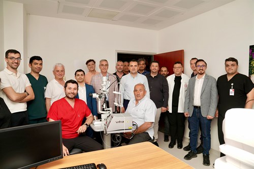 Kaymakamımız Musa Kazım ÇELİK, Hayırsever İş İnsanımız Selahattin ONUR tarafından Hastanemize Bağışlanan Argon Lazer Cihazı Teslim Törenine Katıldı