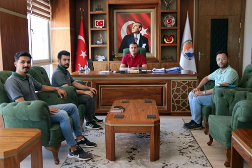 Batı Antalya Sulama Birliği Personeli Kaymakamımız Musa Kazım ÇELİK’i, Makamında Ziyaret Etti