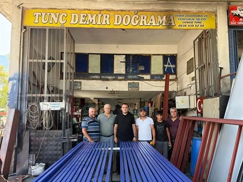 Kaymakamımız Musa Kazım ÇELİK, Turunçova Mahallesi Sanayi Sitesi Esnaflarını Ziyaret Etti