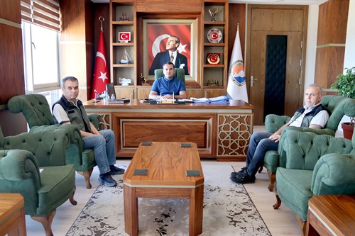 Kaymakamımız Musa Kazım ÇELİK, Misafirlerini Kabul Etti